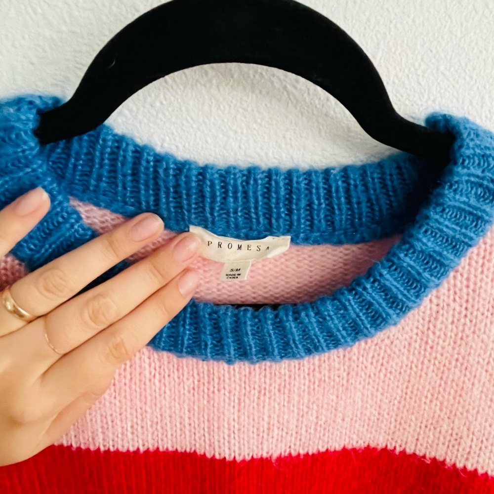 NWOT Striped Fun Sweater